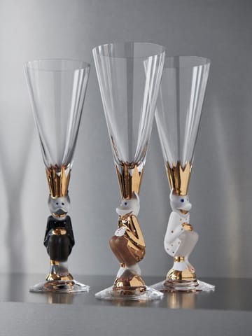 The Sparkling Devil champagne glass 19 cl - Gold - Orrefors