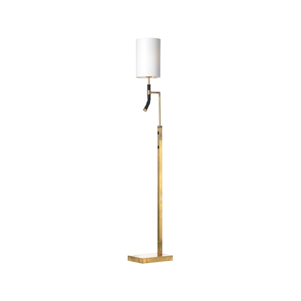 Örsjö Belysning Butler floor lamp White/brass