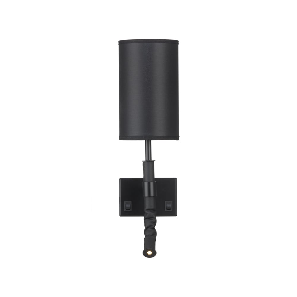 Örsjö Belysning Butler wall lamp fixed mounting Black