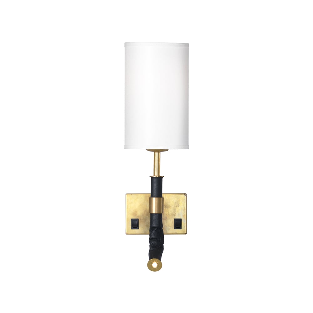 Örsjö Belysning Butler wall lamp fixed mounting Raw brass