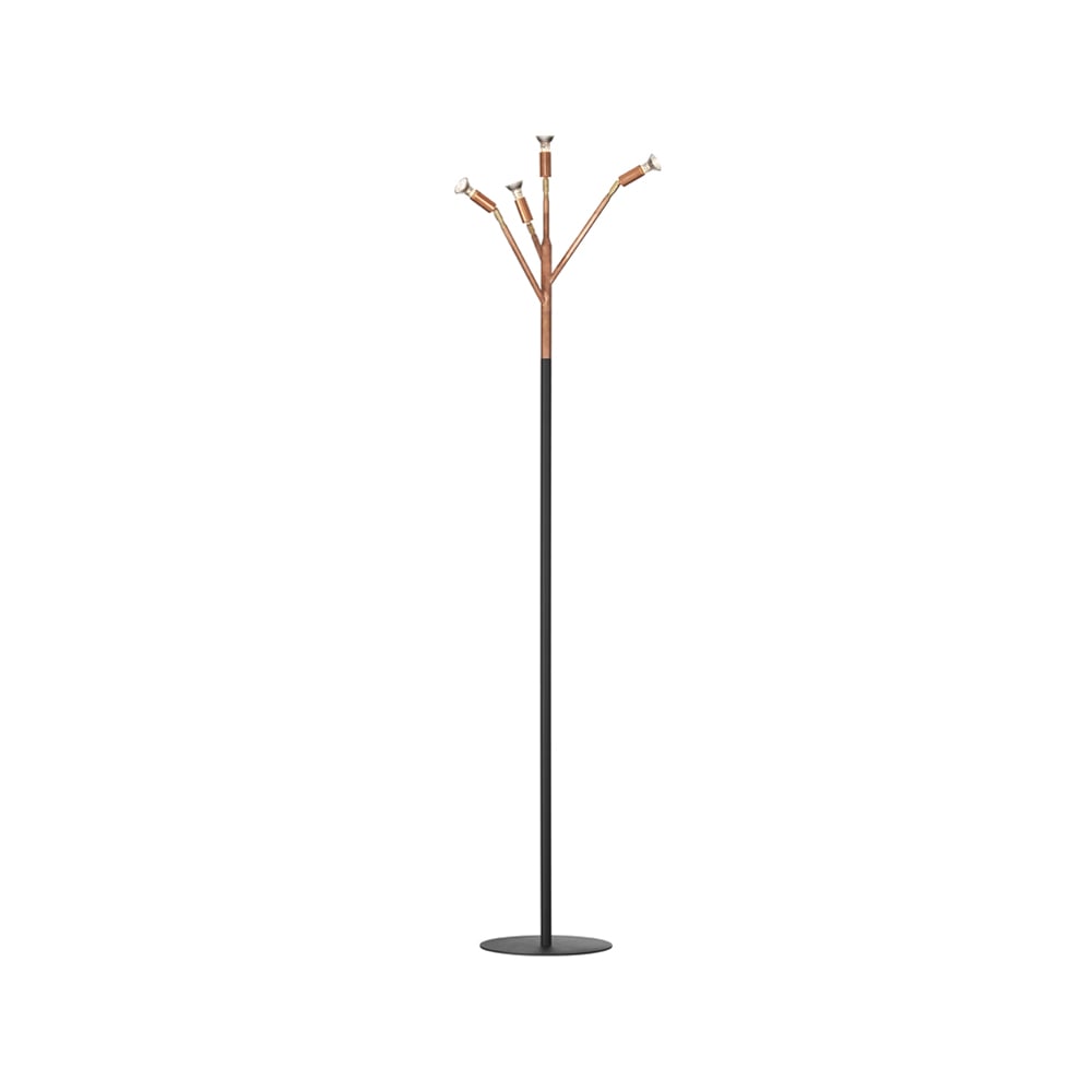 Örsjö Belysning Kvist 4 floor lamp Copper-black