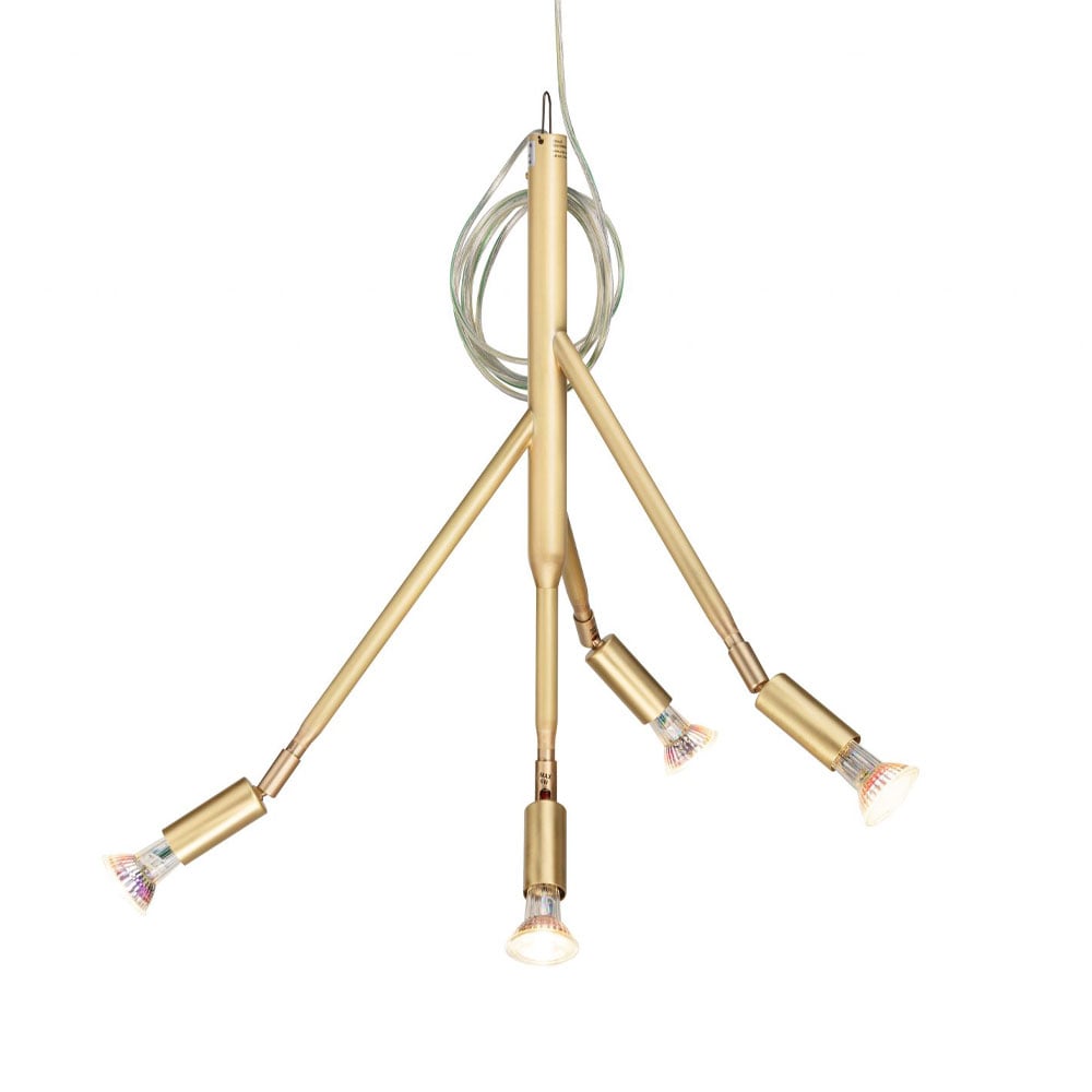 Örsjö Belysning Kvist lamp small Brushed brass