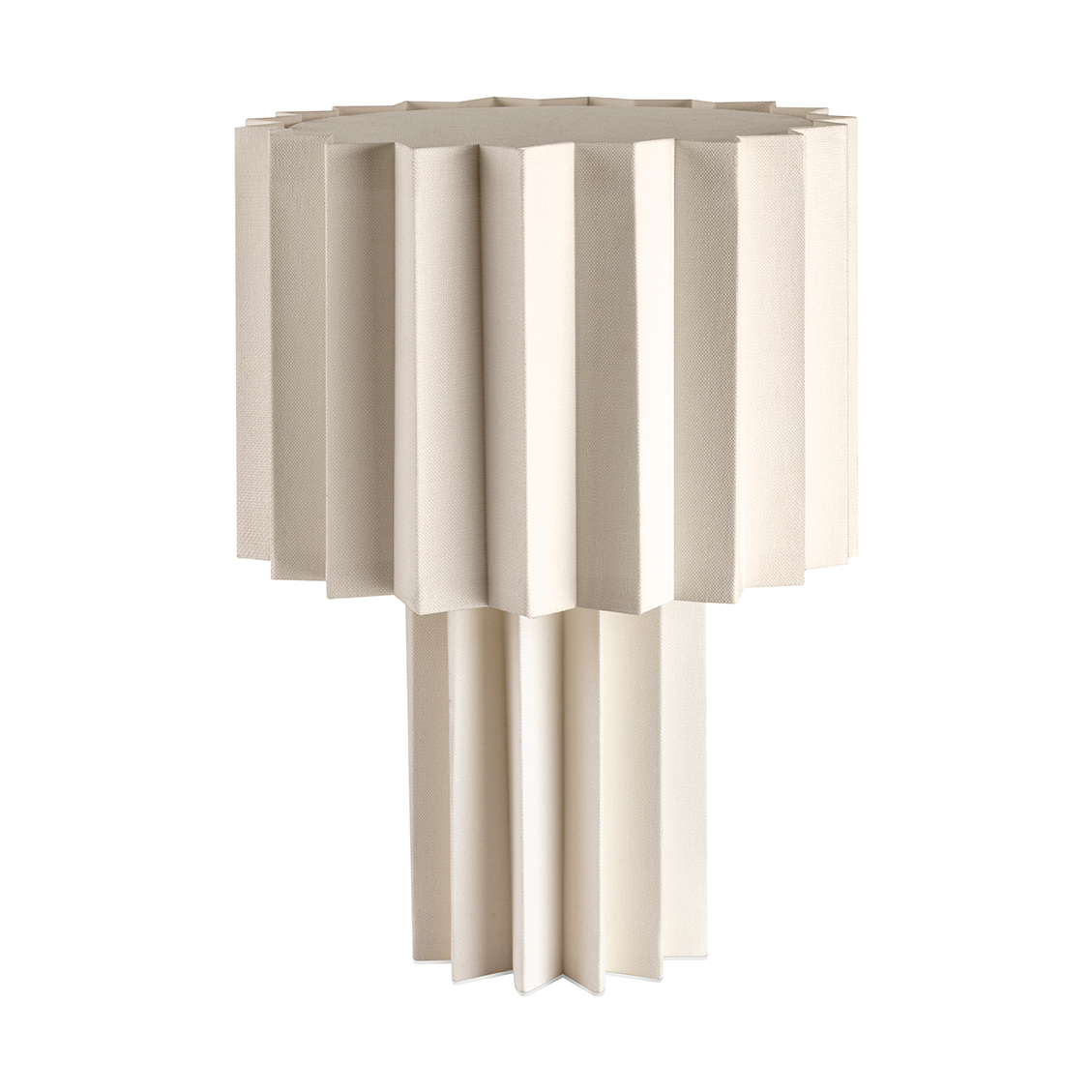 Örsjö Belysning Plissé table lamp - textile White