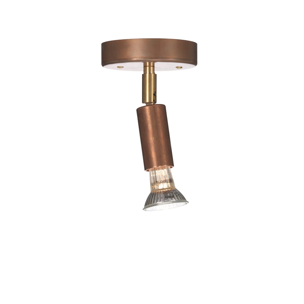 Örsjö Belysning Star 1 Wall lamp/Ceiling lamp Raw copper, with terminal block