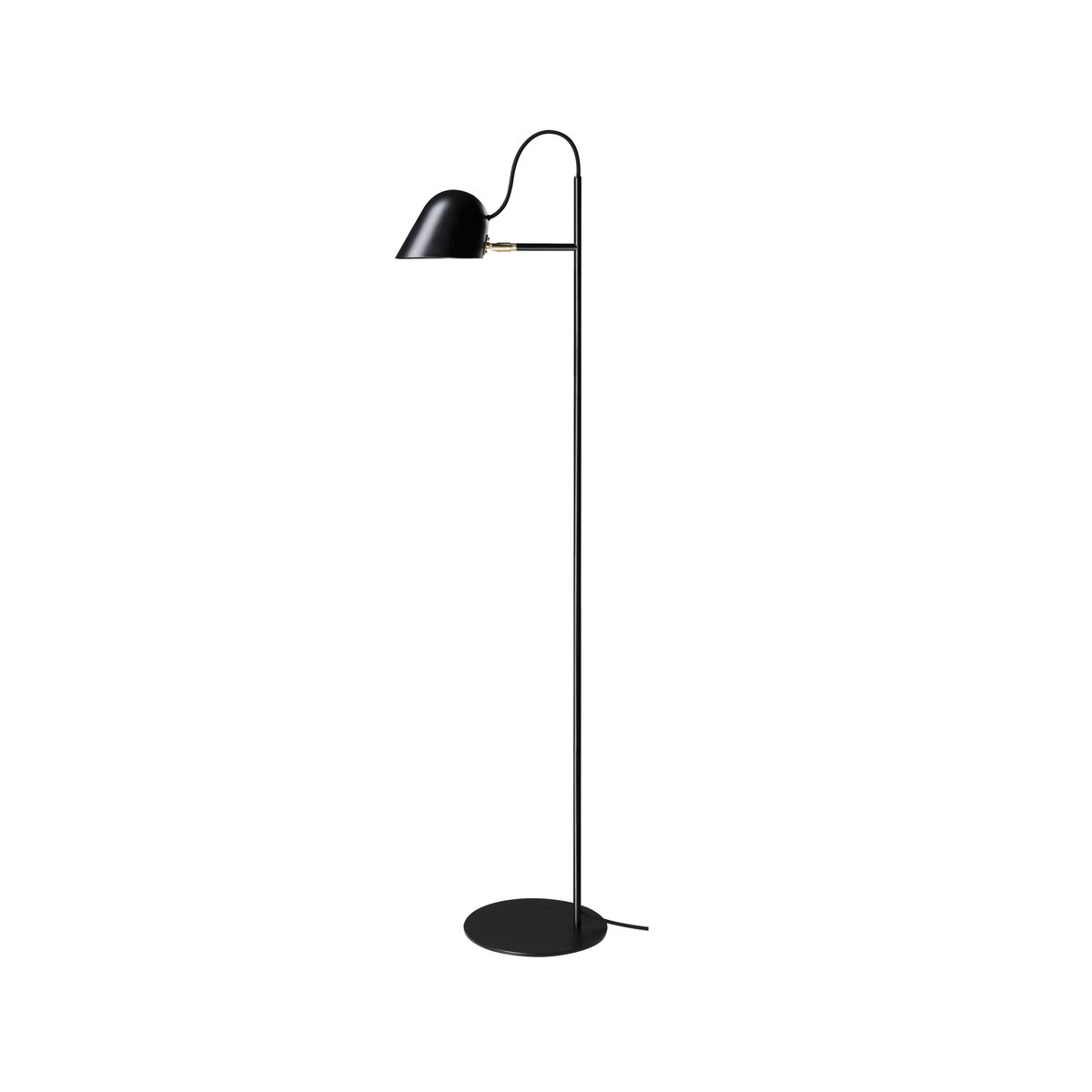 Örsjö Belysning Streck floor lamp Black, black textile cord