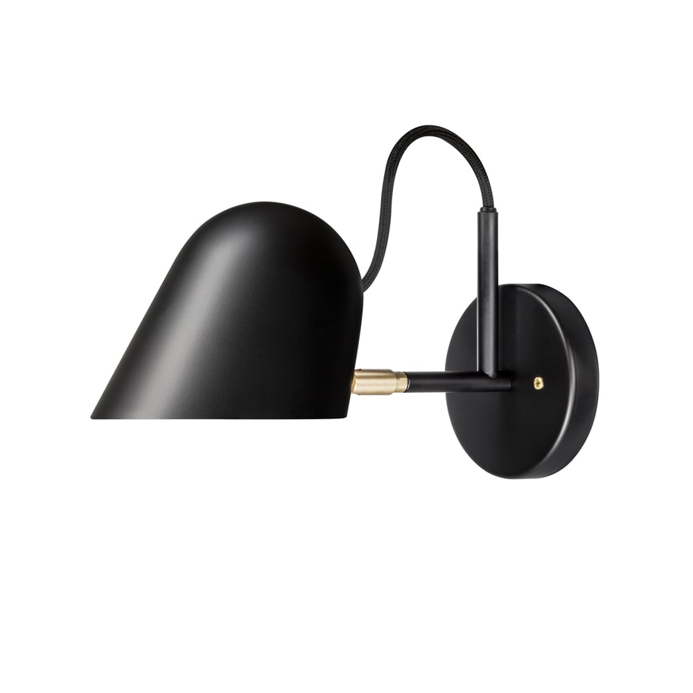 Örsjö Belysning Streck wall lamp Black, terminal box