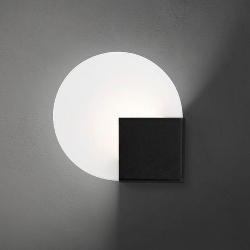 Sun wall lamp Ø21 cm, Black Örsjö Belysning