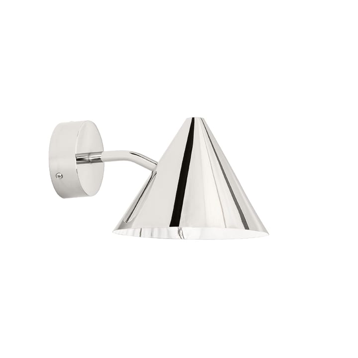 Tratten Mini wall lamp - Nickel plated brass-fixed mounting - Örsjö Belysning