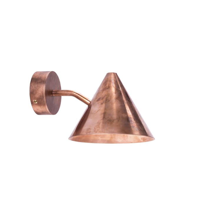 Tratten Mini wall lamp - Raw copper-fixed mounting - Örsjö Belysning