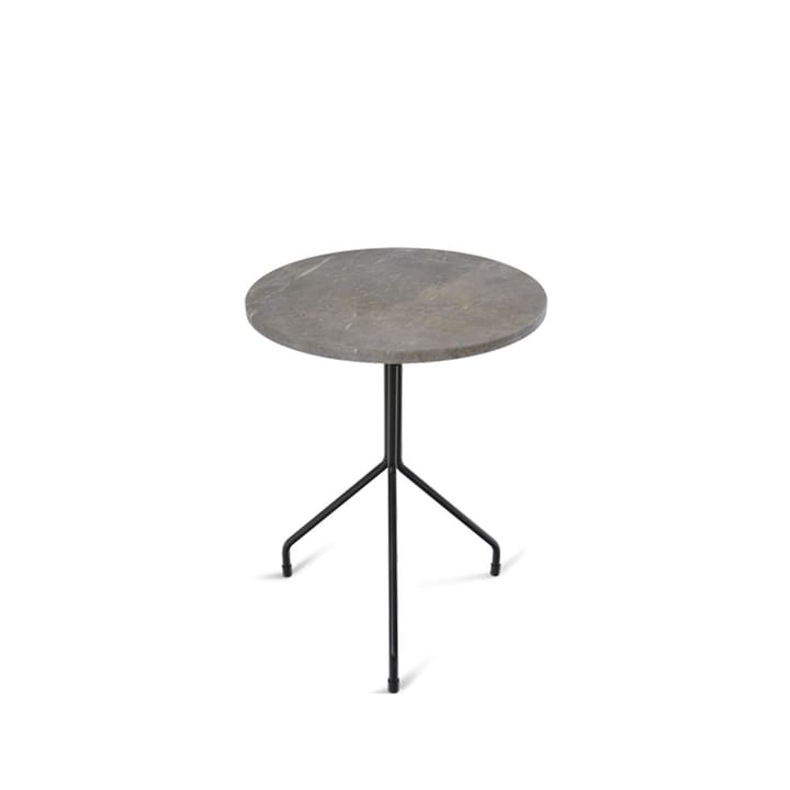 Allforone side table - Grey marble-black, Ø50 cm - OX Denmarq