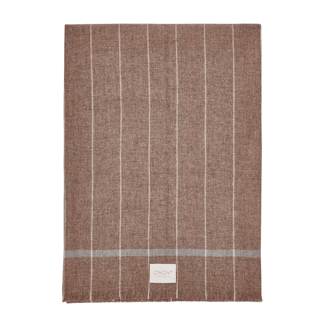 OYOY Balama wool throw Caramel (brown)