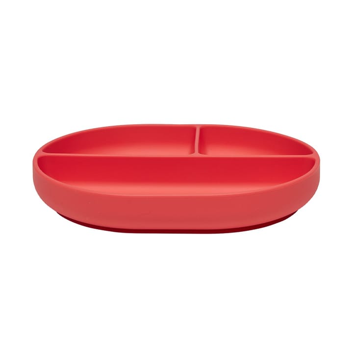 Enkei suction children's plate - Cherry Red - OYOY