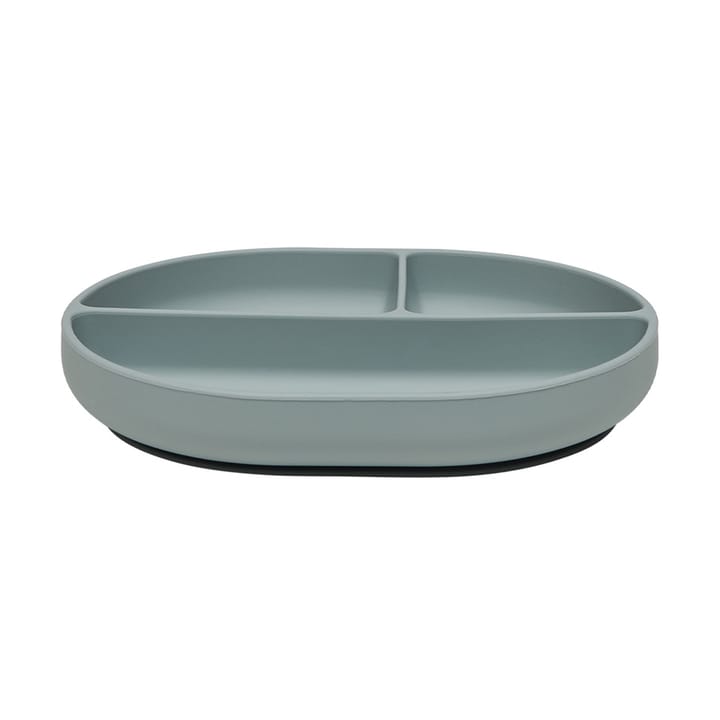 Enkei suction children's plate, Dusty Blue OYOY