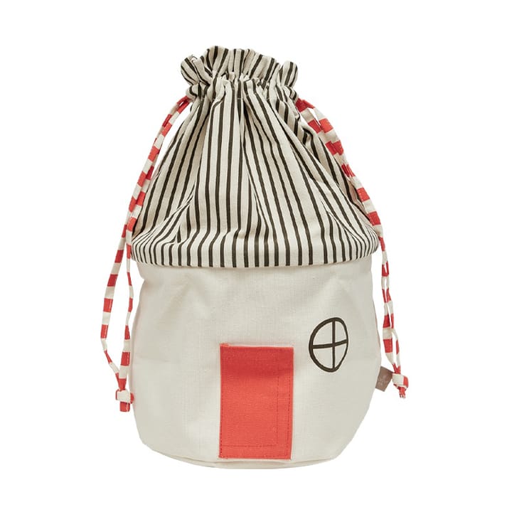 Koya storage basket small, Cherry Red OYOY