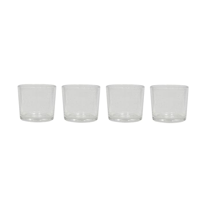 Kuki drinking glasses 4-pack - Clear - OYOY