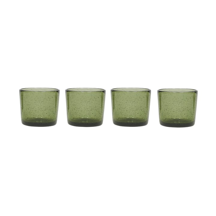 Kuki drinking glasses 4-pack - Green - OYOY