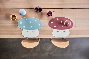 Mushroom placemat - Off white-Pale green - OYOY