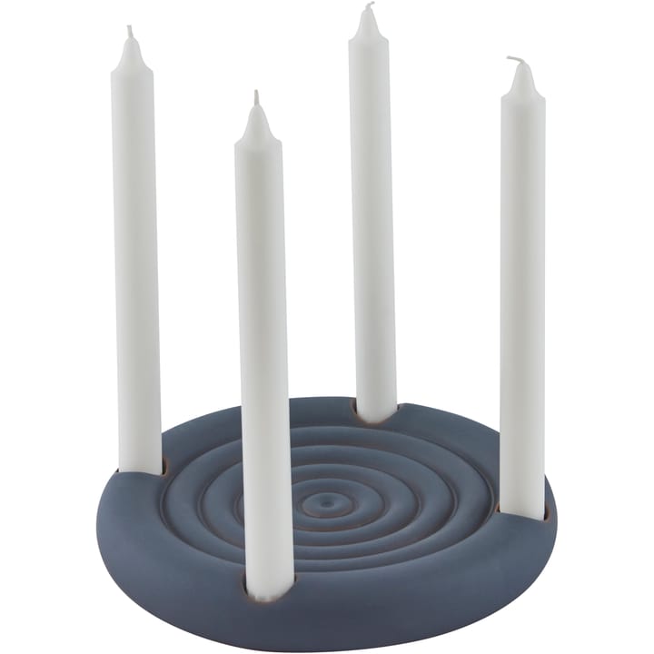 Savi advent candle Ø24.5 cm, Midnight Blue OYOY