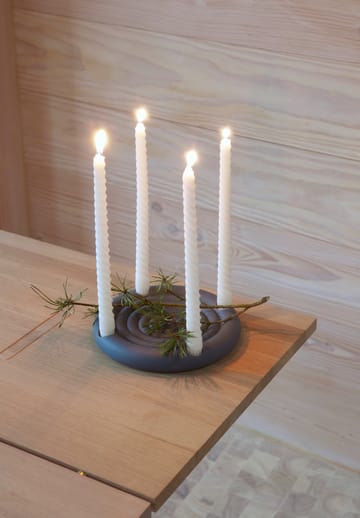 Savi advent candle Ø24.5 cm - Midnight Blue - OYOY