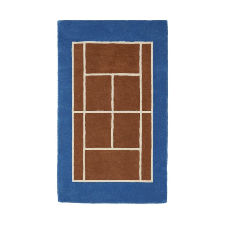 Tennis mat, Caramel-Optic blue, 88x150 cm OYOY