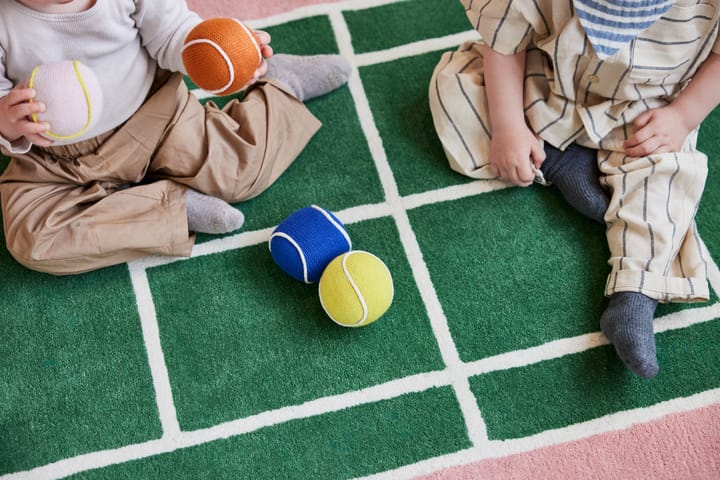 Tennis mat, Green-rose, 88x150 cm OYOY