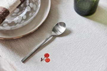 Yuka teaspoon 4-pack - Brushed Steel - OYOY