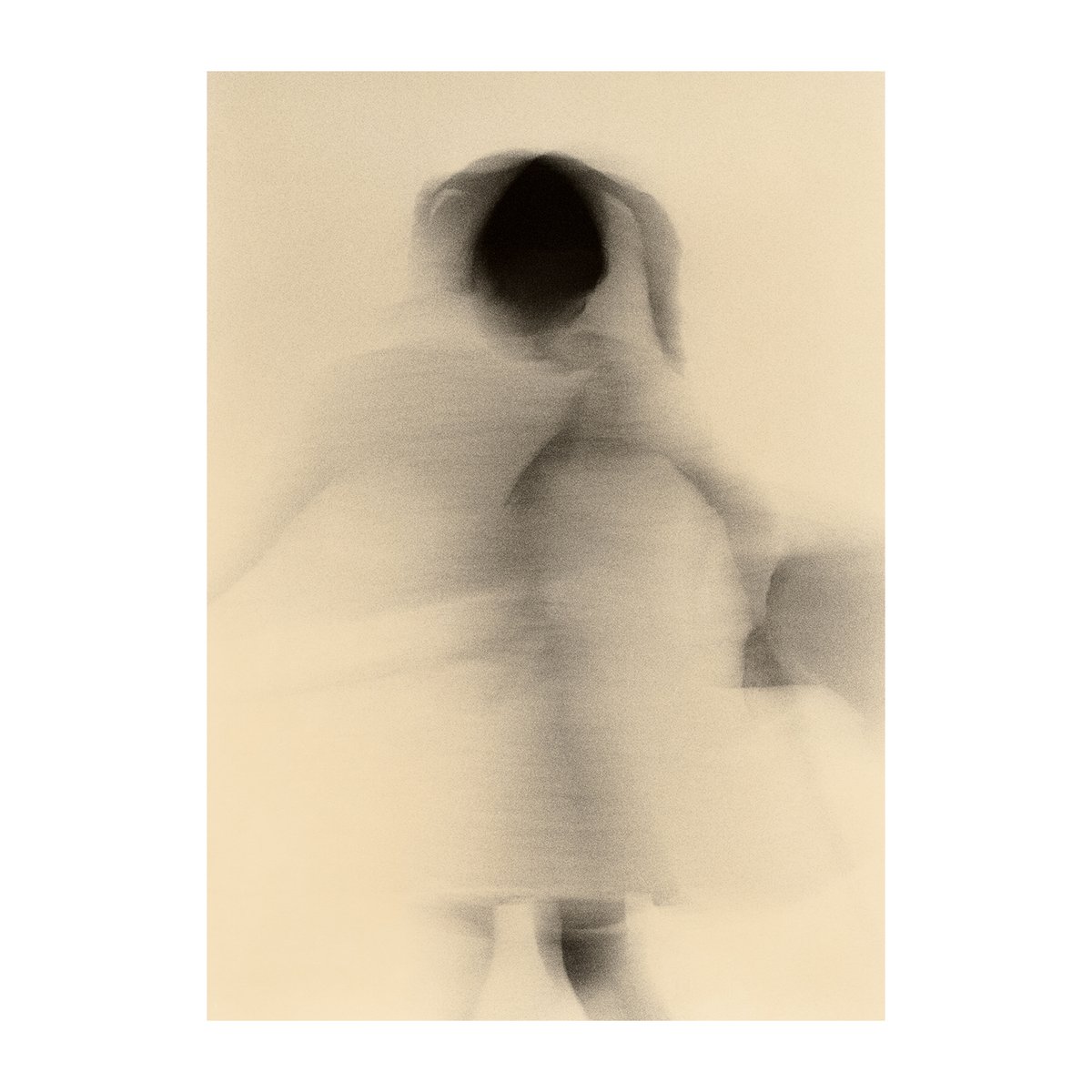 Paper Collective Blurred Girl poster 50x70 cm | Scandinavian Design | Posters | Black