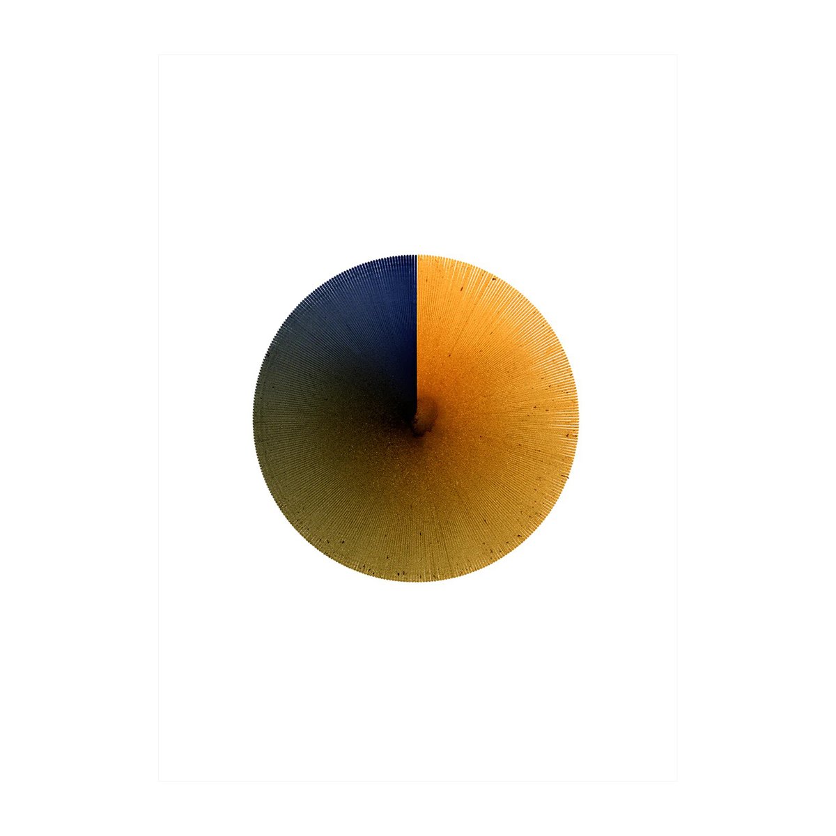 Paper Collective Perfect Circle 50x70 cm | Scandinavian Design | Posters | Orange