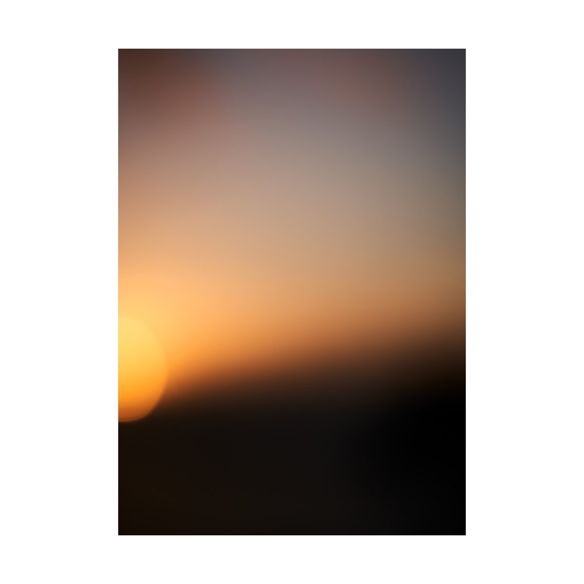 Paper Collective Sunset 02 poster 50x70 cm | Scandinavian Design | Posters | Orange