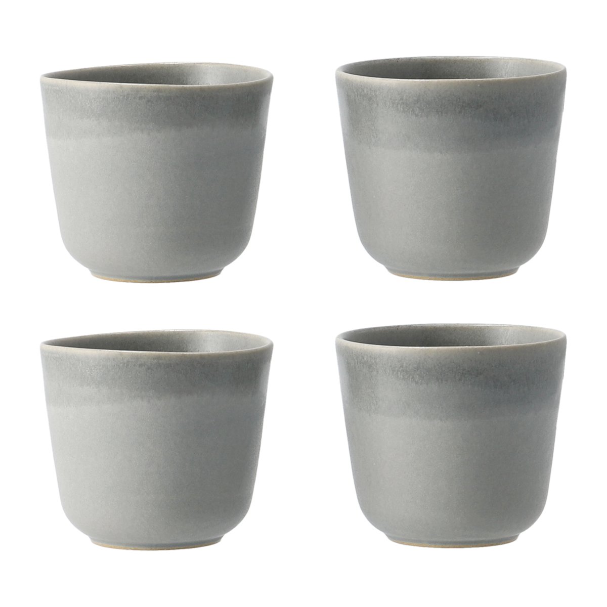 Paradisverkstaden Morgon grey cup 4-pack grey