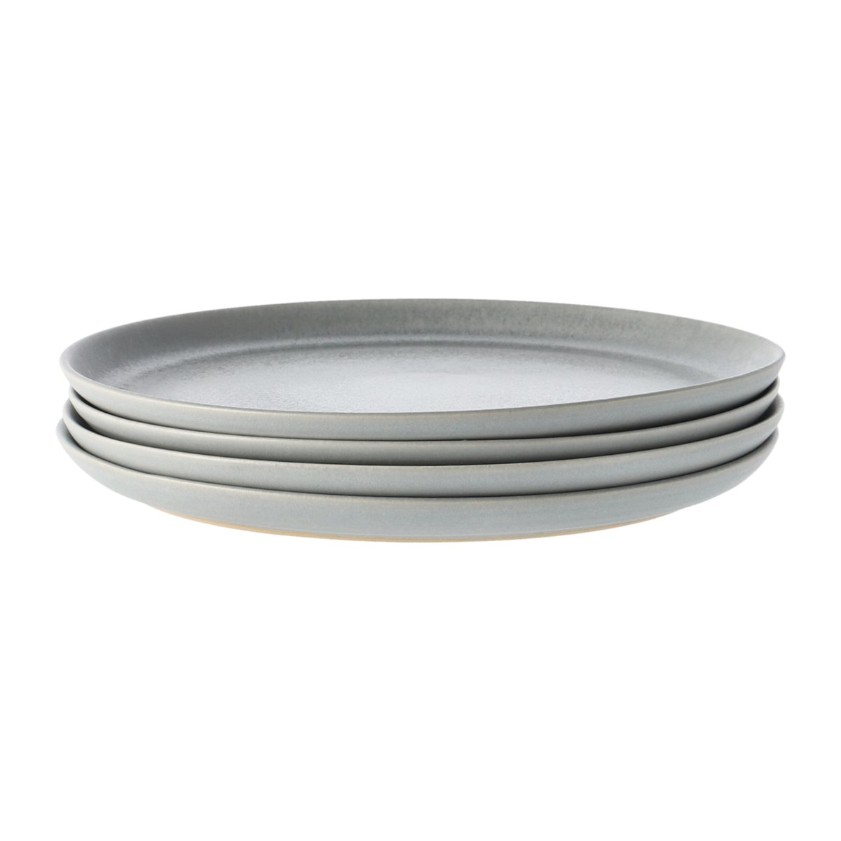 Paradisverkstaden Morgon grey plate Ø24 cm 4-pack grey