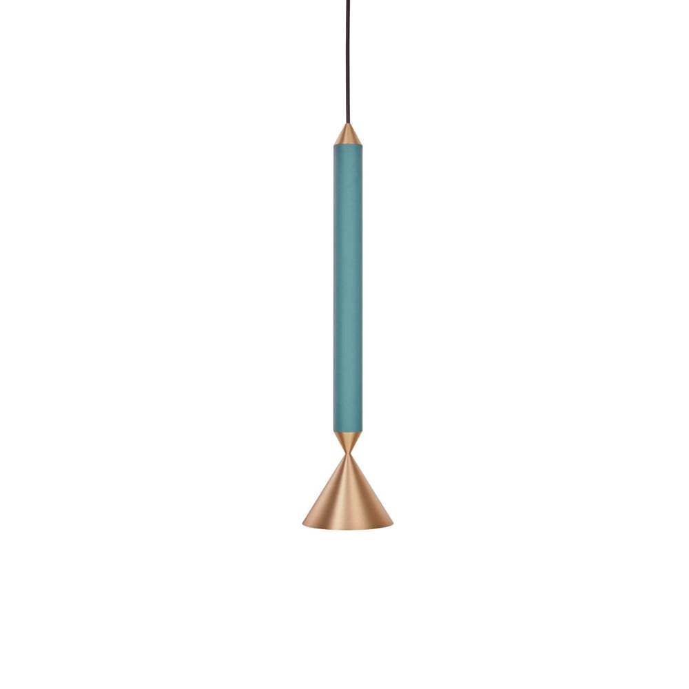 Pholc Apollo 39 pendant lamp Deep sea, brass