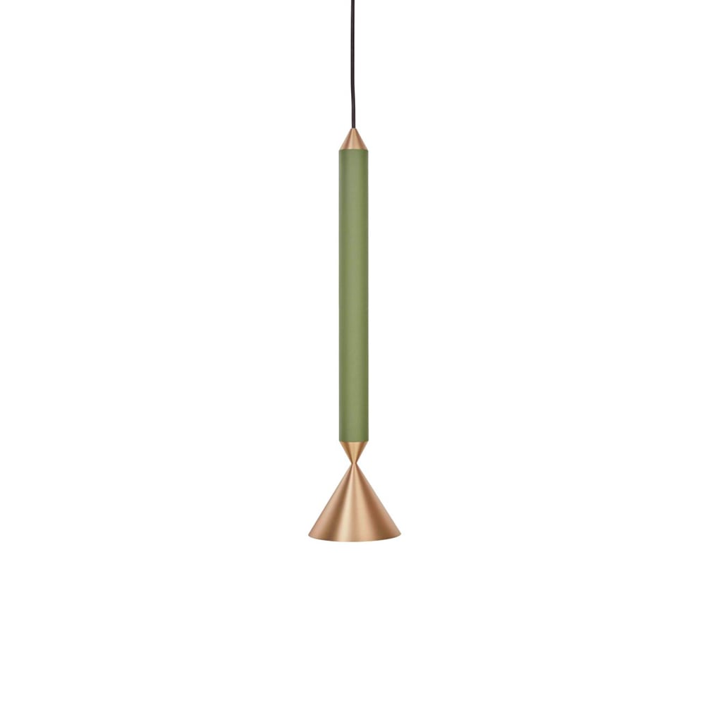 Pholc Apollo 39 pendant lamp Forest, brass