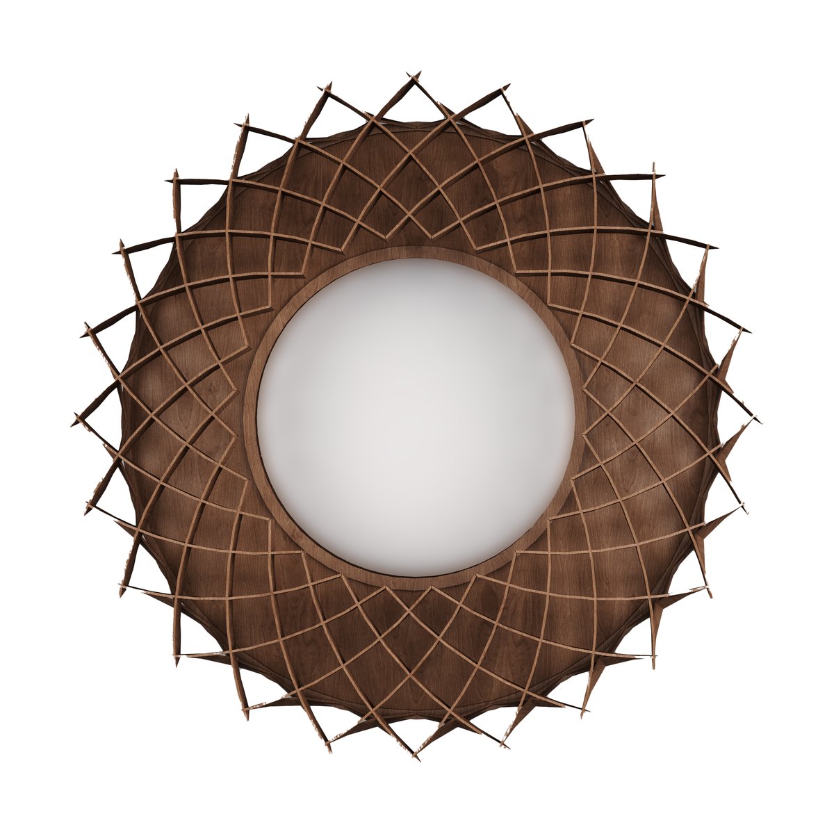 Pilke Pilke Signature ceiling lamp Ø65 cm Brown