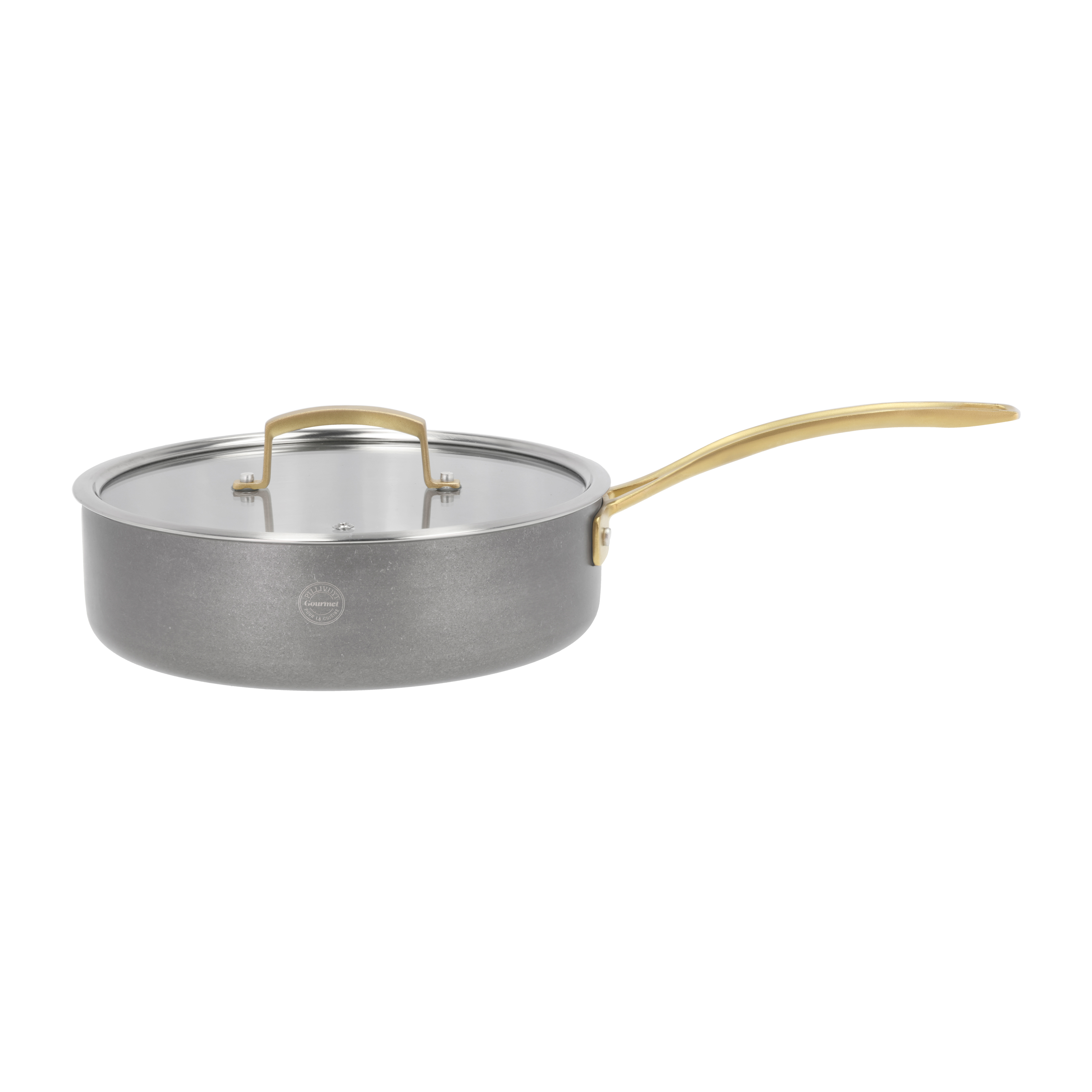 Stainless Steel Copper Bottom Induction Base Sauce Pan Cookware with Handle  2.2L