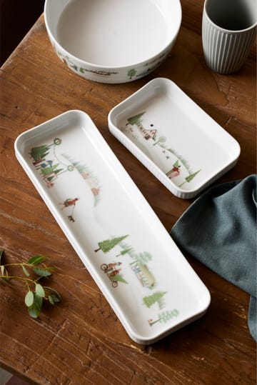 Winter tray 12x36 cm - White - Pillivuyt