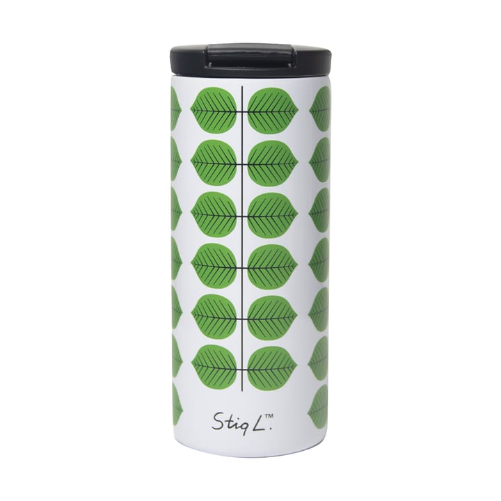 Berså thermal mug 0.35l - White-green - Pluto Design