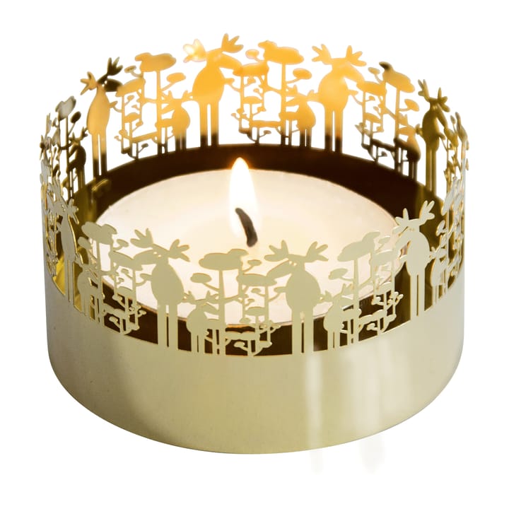 Etsad candle holder gold - Moose - Pluto Design