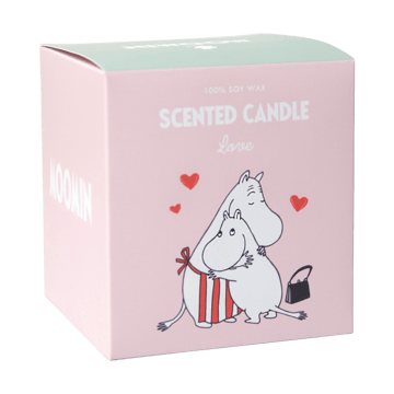 Mumin scented candle 40 h - Moomin Love - Pluto Design