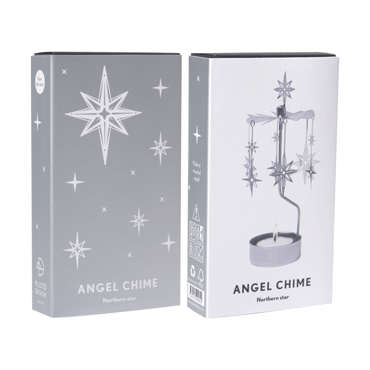 Northern star angel chime, Silver Pluto Design