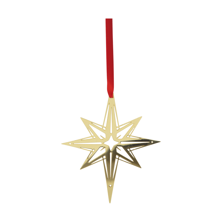 Northern star Christmas pendant, Gold Pluto Design