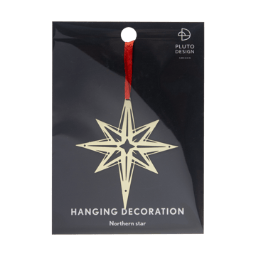 Northern star Christmas pendant - Gold - Pluto Design