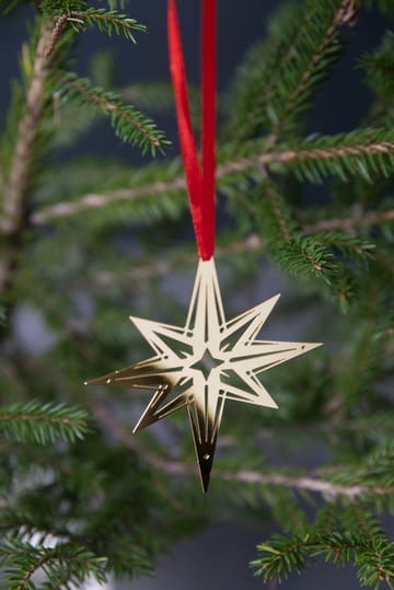 Northern star Christmas pendant - Gold - Pluto Design