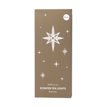 Northern Star scented candle - White - Pluto Design