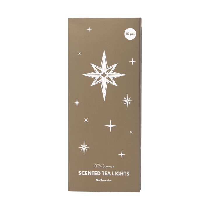 Northern Star scented candle, White Pluto Design