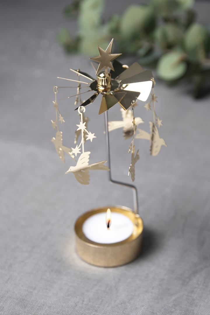 Starling angel chime, Gold Pluto Design