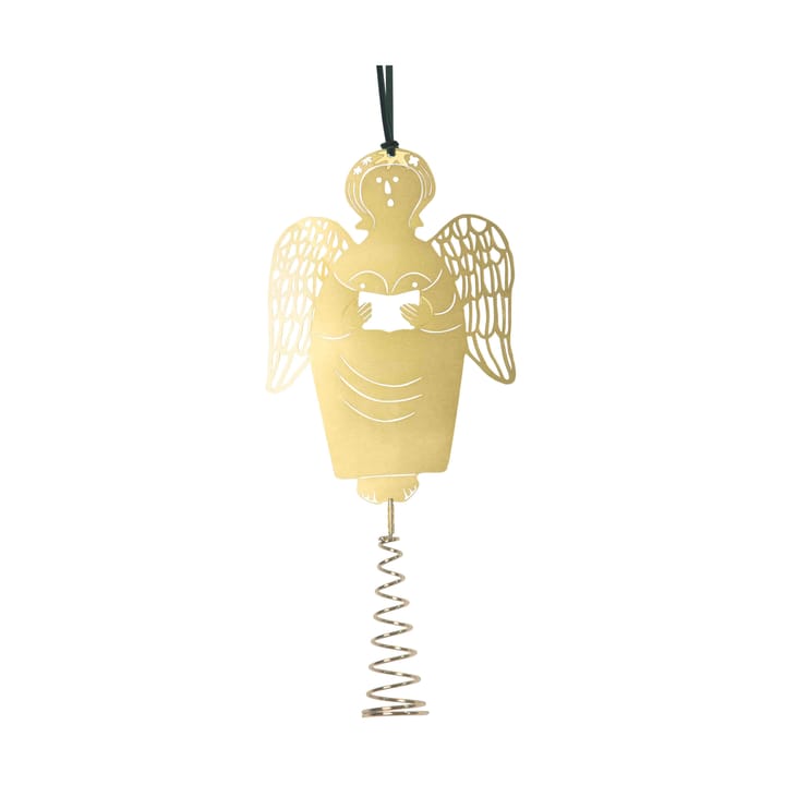 Stig L gingerbread angel Christmas tree topper - Brass - Pluto Design