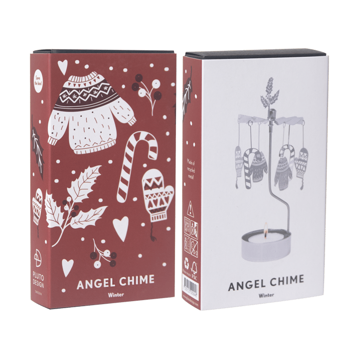 Winter angel chime, Silver Pluto Design