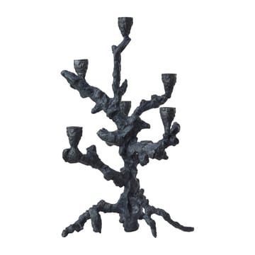 Apple tree candlestick L 53 cm - Dark grey - POLSPOTTEN