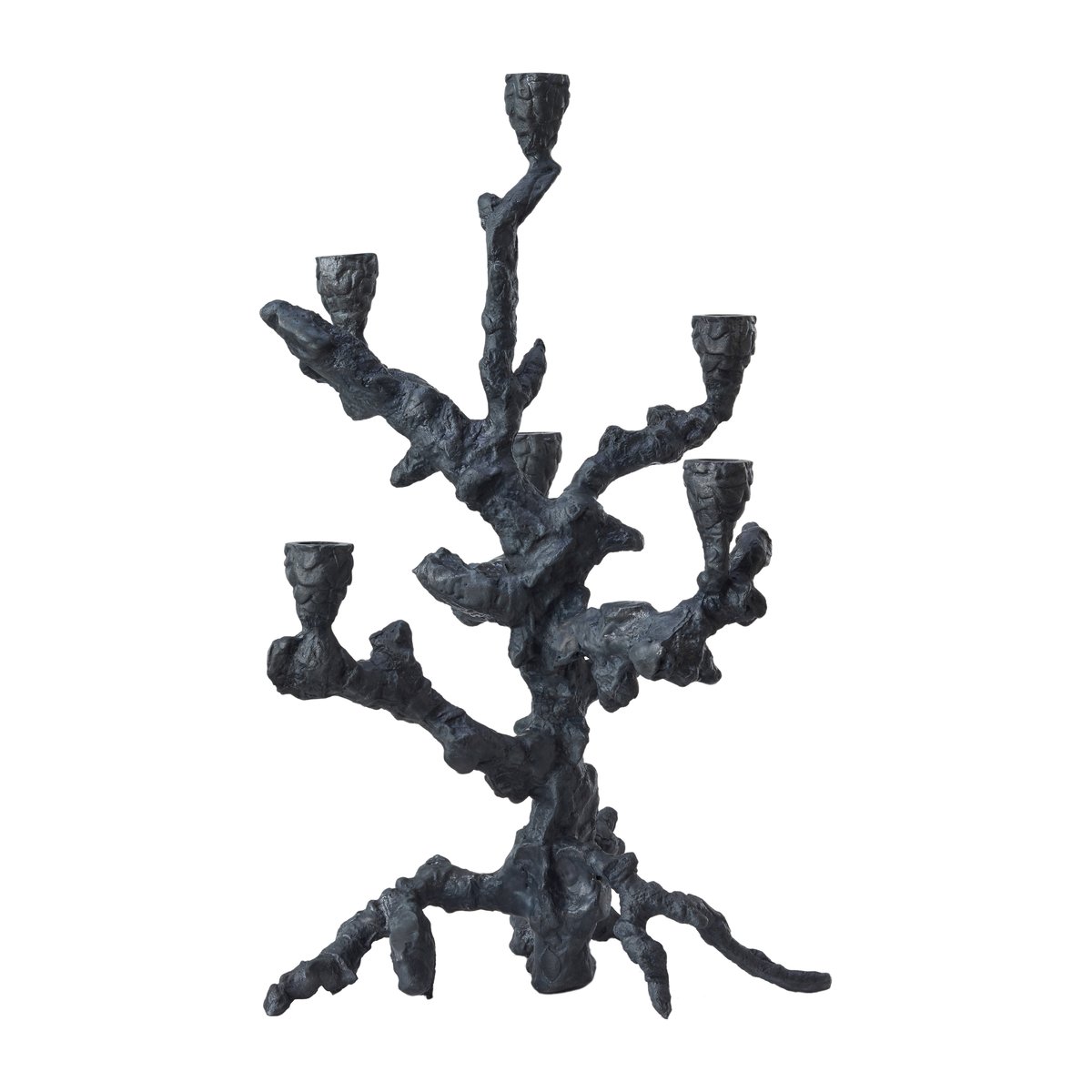 POLSPOTTEN Apple tree candlestick L 53 cm Dark grey